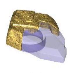 DIAMOND, NO. 1: {прозрачно ярко синьо-виолетов}