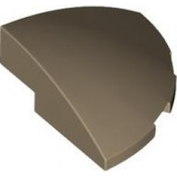Slope, Curved 3 x 3 Corner Round: {пясъчно жълт}
