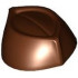 Minifigure, Headgear Cap, Butcher / Food Service: {червеникаво-кафяв}
