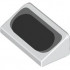 ROOF TILE 1X2X2/3, NO. 49: {бял}