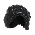 Minifigure, Hair Female Coiled and Braided, Swept over Left Side: {черен}