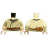 Torso SW Layered Shirt with Dark Tan Wrinkles and Spots, Dark Orange Belt with Buckle, Pouches on Back Pattern / Tan Arms / Light Nougat Hands: {тухлено жълт}