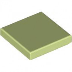 FLAT TILE 2X2: {пролетно жълто-зелен}
