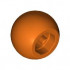 BALL 10.2, W/ CROSS HOLE: {червеникаво-оранжев}