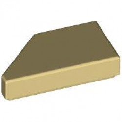 Tile, Modified 1 x 2 Wedge Right: {тухлено жълт}