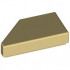 Tile, Modified 1 x 2 Wedge Right: {тухлено жълт}