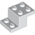 BRICK W/ PLATE 2X3X1 1/3: {бял}