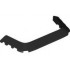 Wedge 10 x 4 x 2/3 Cutout (Mudguard): {черен}