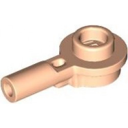 Bar   1L with 1 x 1 Round Plate with Hollow Stud: {светло нуга}