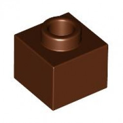 PLATE 1X1X2/3: {червеникаво-кафяв}