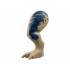 Dinosaur Leg Large (Rear) Tyrannosaurus rex with Pin, Dark Blue Markings Pattern - Left: {пясъчно жълт}