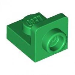 PLATE 1X1, W/ 1.5 PLATE 1X1, UPWARDS: {тъмно зелен}