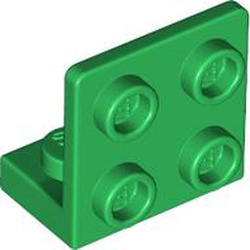 ANGULAR PLATE 1.5 BOT. 1X2 2/2: {тъмно зелен}