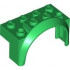 Vehicle, Mudguard 4 x 2 1/2 x 2 with Arch Round: {тъмно зелен}