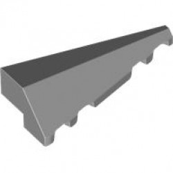RIGHT ROOF TILE 2X5, 45 DEG.: {умерено каменно сив}