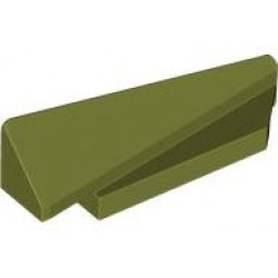 Wedge 5 x 1 x 1 1/3 with 4 x 1 Base Right: {маслинено зелен}