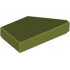 Tile, Modified 1 x 2 Wedge Left: {маслинено зелен}