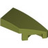 RIGHT PLATE 1X2, W/ BOW, 45 DEG. CUT: {маслинено зелен}