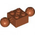 BRICK 2X2, W/ 2 BALLS, DIA. 10,2: {тъмно оранжев}