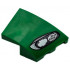 Wedge 3 x 2 Right No Studs with Aston Martin Car Headlight, Black Outline, White and Silver Stripes and 2 Bulbs Pattern: {тъмно зелен}
