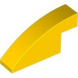 Slope, Curved 4 x 1 x 1 2/3: {ярко жълт}