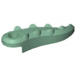 Alligator / Crocodile Tail with Hole: {пясъчно зелен}