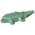 Alligator / Crocodile Body with 10 Bottom Teeth: {пясъчно зелен}