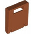 Container, Box 2 x 2 x 2 Door with Slot: {тъмно оранжев}