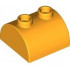 Slope, Curved 2 x 2 Double with 2 Hollow Studs: {огнено жълто-оранжев}