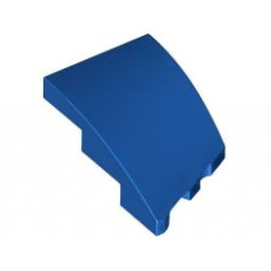 Wedge 3 x 2 Left No Studs: {ярко син}