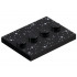 Tile, Modified 3 x 4 with 4 Studs in Center with White Dots and Sparkles / Stars Pattern: {черен}