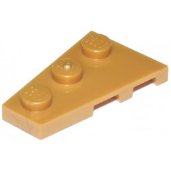 Wedge, Plate 3 x 2 Left: {топло златист}