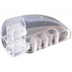 Technic, Panel Curved 5 x 3 x 2 Corner Quarter Ellipse, Right: {прозрачен}