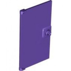 Door 1 x 4 x 6 with Stud Handle: {светло виолетов}