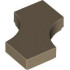 Tile, Modified 2 x 2 with 2 1 x 1 Curved Cutouts (Double Arrow): {пясъчно жълт}