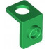 Minifigure Neck Bracket with Back Stud - Thick Back Wall: {тъмно зелен}