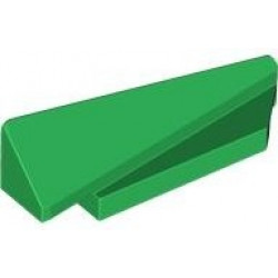 Wedge 5 x 1 x 1 1/3 with 4 x 1 Base Right: {тъмно зелен}