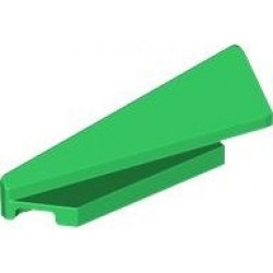 Wedge 5 x 1 x 1 1/3 with 4 x 1 Base Left: {тъмно зелен}