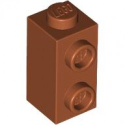 Brick, Modified 1 x 1 x 1 2/3 with Studs on Side: {тъмно оранжев}