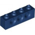 Technic, Brick 1 x 4 with Holes: {земно син}