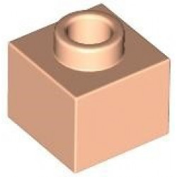 Brick, Modified 1 x 1 x 2/3 with Open Stud: {светло нуга}
