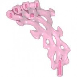 Power Burst, Energy Claw Section Rounded with Bar End and 3 Bar Handles: {прозрачен умерено червеникаво виолетов}