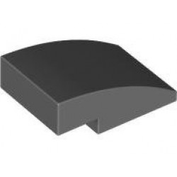 Slope, Curved 3 x 2: {тъмно каменно сив}
