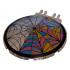 Windscreen 8 x 8 Bubble Canopy with Dual 2 Fingers with Half Black, Half Colored Spider Web Pattern: {прозрачен}