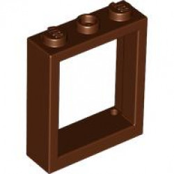 FRAME 1X3X3: {червеникаво-кафяв}