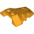 ROOF TILE 4X4, W/ ANGLE, NO. 4: {огнено жълто-оранжев}
