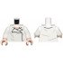 Torso SW Shirt Open Collar with Wrinkles on Front and Back, Light Nougat Neck Pattern / White Arms / Light Nougat Hands: {бял}