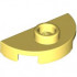 Plate, Round 1 x 2 Half with 1 Stud (Jumper): {студено жълт}