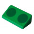 Slope 30 1 x 2 x 2/3 with 2 Green Circles Pattern (Super Mario Para-Biddybud Spots): {ярко зелен}