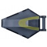 Windscreen 6 x 4 x 1 Hexagonal with Bar Handle with Olive Green Curved Stripe Pattern: {прозрачно черен}
